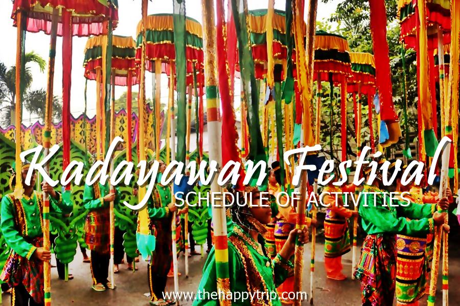 Kadayawan Festivals Schedule of Events and Activities