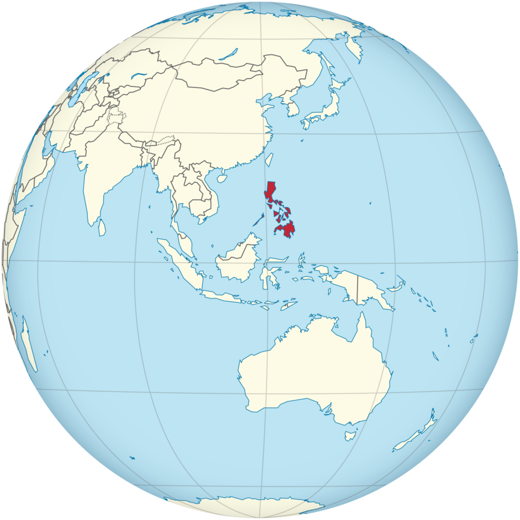 world map - best things to do in the philippines