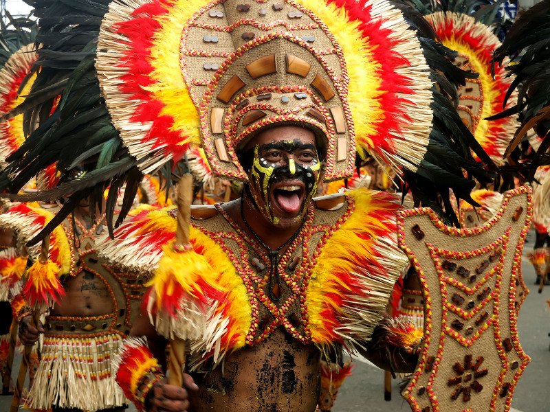 Warrior Shields and Spears - Dinagyang Festival